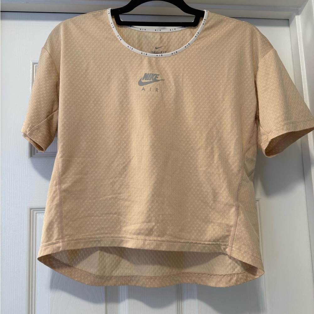 Nike Air Women's Beige Short Sleeve Tee